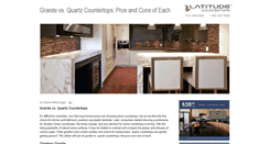 Desktop Screenshot of granitevsquartzcountertops.com