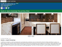Tablet Screenshot of granitevsquartzcountertops.com